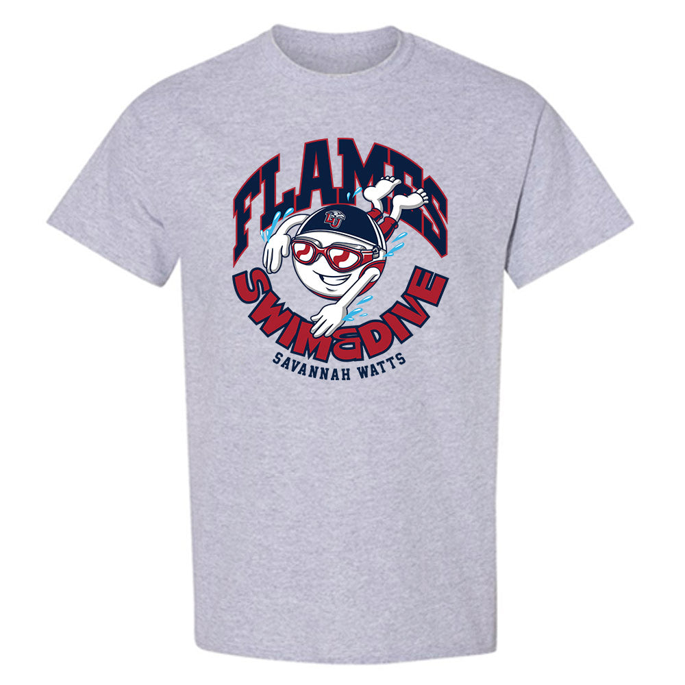 Liberty - NCAA Women's Swimming & Diving : Savannah Watts - Fashion Shersey T-Shirt-0