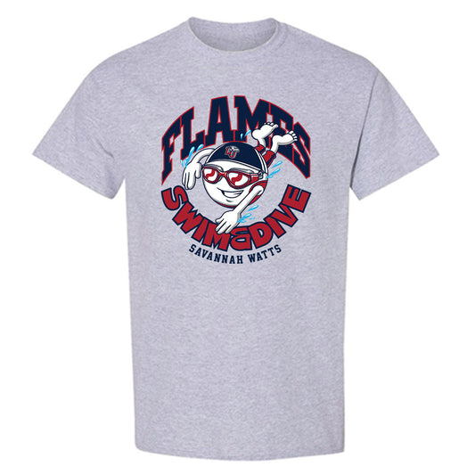 Liberty - NCAA Women's Swimming & Diving : Savannah Watts - Fashion Shersey T-Shirt-0