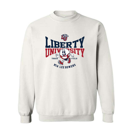Liberty - NCAA Women's Track & Field : Mia Lee-Bowens - Fashion Shersey Crewneck Sweatshirt-0