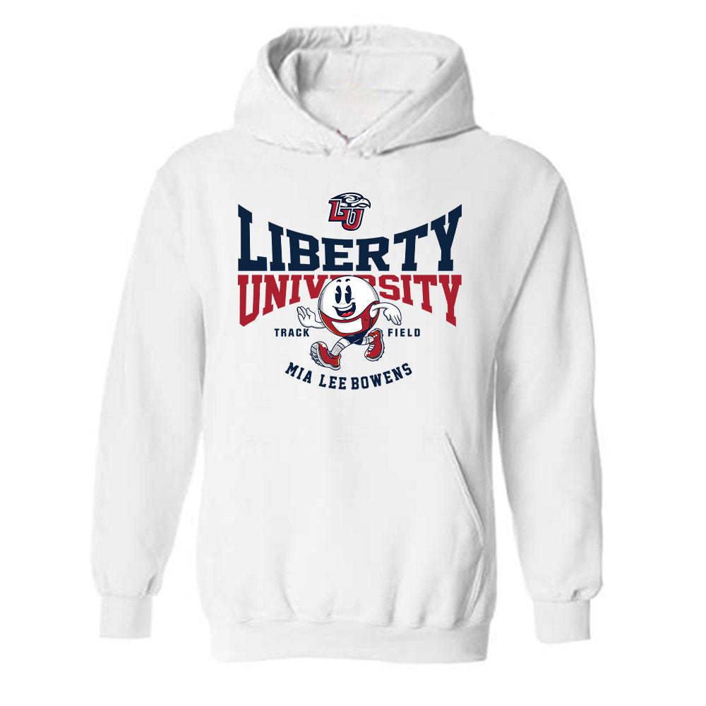 Liberty - NCAA Women's Track & Field : Mia Lee-Bowens - Fashion Shersey Hooded Sweatshirt-0