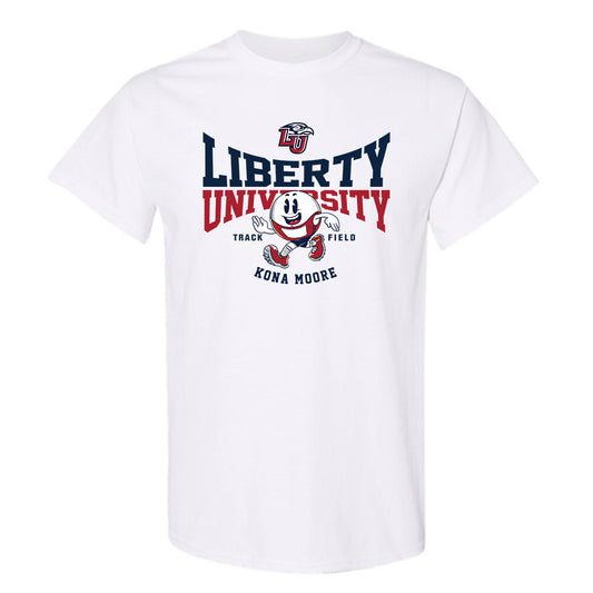 Liberty - NCAA Women's Track & Field : Kona Moore - Fashion Shersey T-Shirt-0