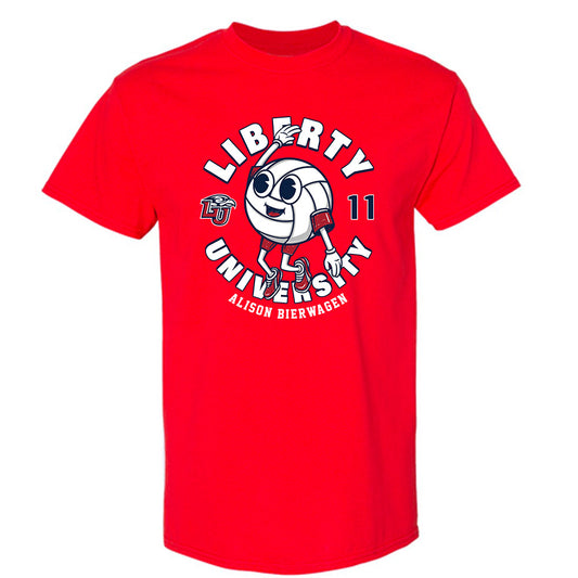 Liberty - NCAA Women's Volleyball : Alison Bierwagen - Fashion Shersey T-Shirt-0