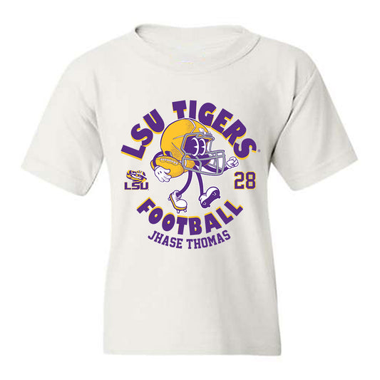 LSU - NCAA Football : Jhase Thomas - Fashion Shersey Youth T-Shirt-0