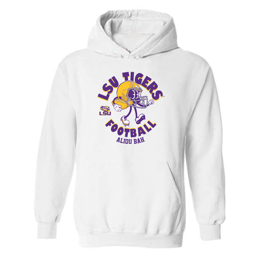 LSU - NCAA Football : Aliou Bah - Fashion Shersey Hooded Sweatshirt-0