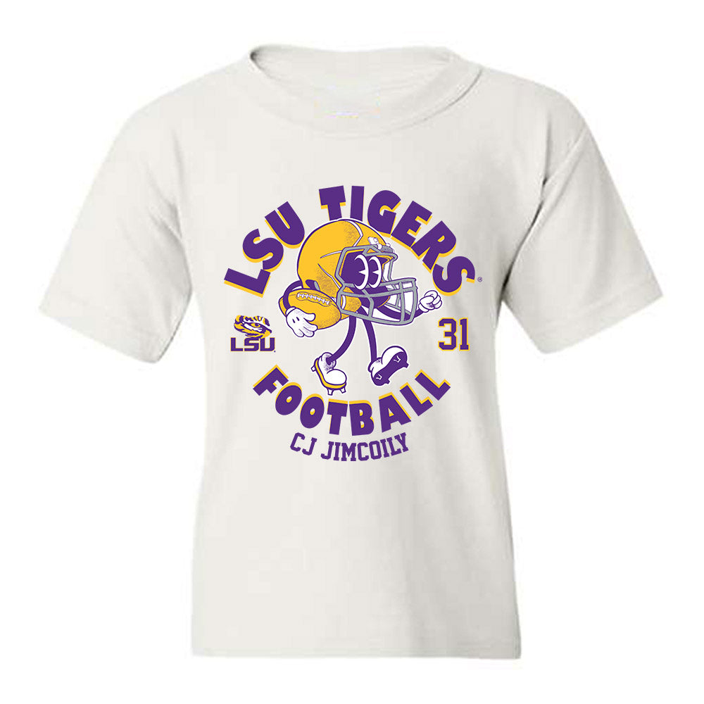 LSU - NCAA Football : CJ Jimcoily - Fashion Shersey Youth T-Shirt-0