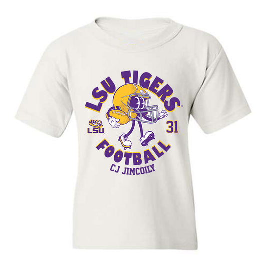 LSU - NCAA Football : CJ Jimcoily - Fashion Shersey Youth T-Shirt-0