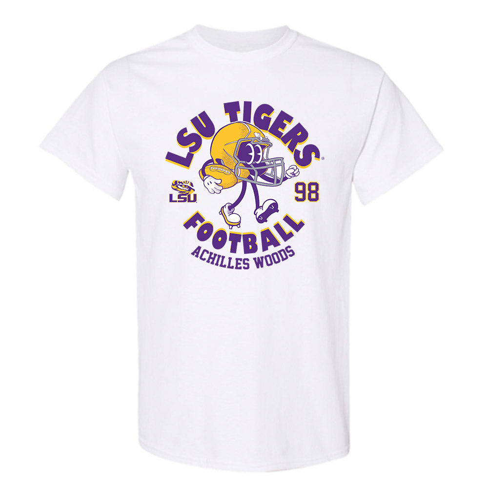 LSU - NCAA Football : Achilles Woods - Fashion Shersey T-Shirt-0