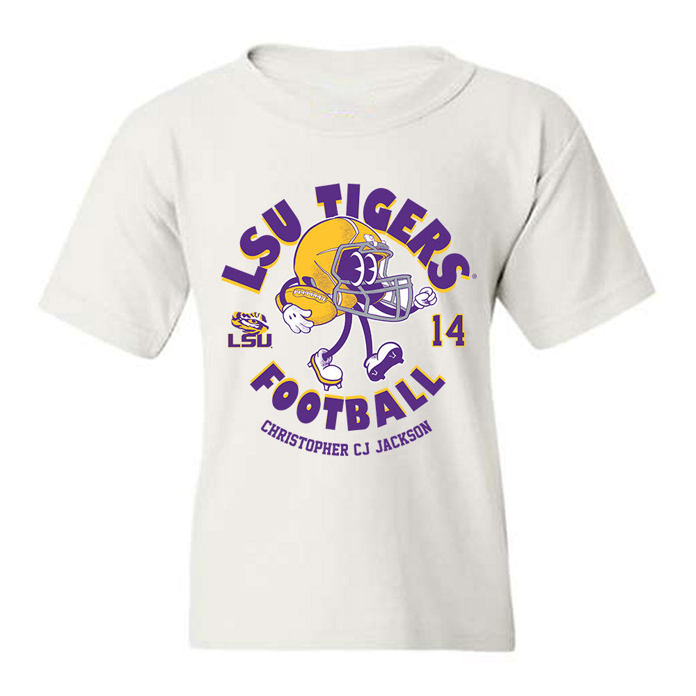LSU - NCAA Football : Christopher "CJ" Jackson - Fashion Shersey Youth T-Shirt-0