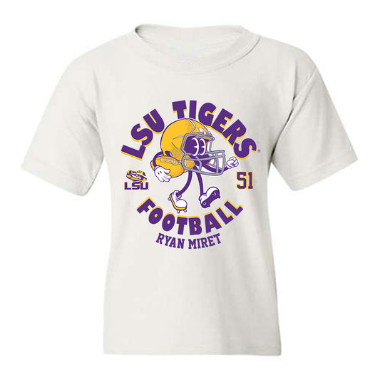 LSU - NCAA Football : Ryan Miret - Fashion Shersey Youth T-Shirt-0