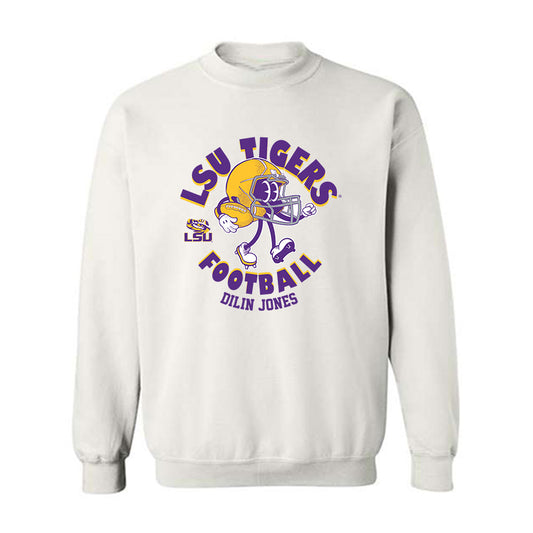 LSU - NCAA Football : Dilin Jones - Fashion Shersey Crewneck Sweatshirt-0