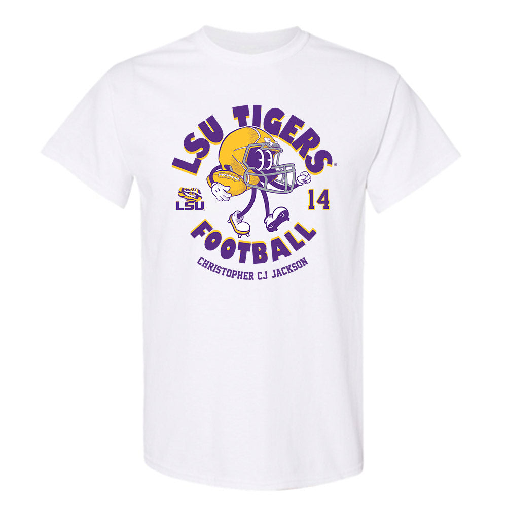 LSU - NCAA Football : Christopher "CJ" Jackson - Fashion Shersey T-Shirt-0