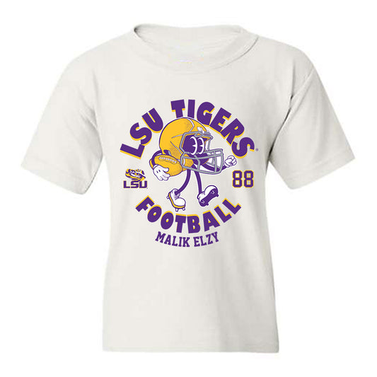 LSU - NCAA Football : Malik Elzy - Fashion Shersey Youth T-Shirt-0