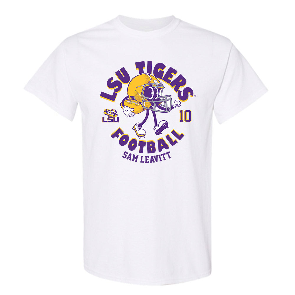 LSU - NCAA Football : Sam Leavitt - Fashion Shersey T-Shirt-0