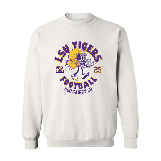 LSU - NCAA Football : Rod Gainey jr - Fashion Shersey Crewneck Sweatshirt-0