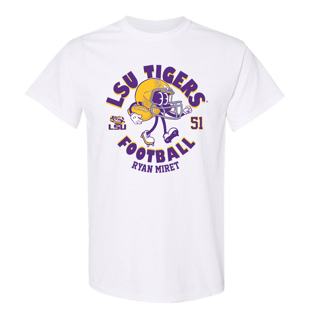 LSU - NCAA Football : Ryan Miret - Fashion Shersey T-Shirt-0