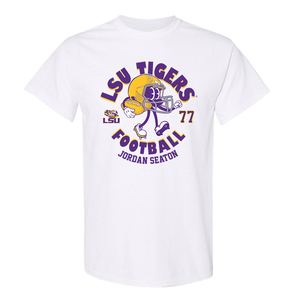 LSU - NCAA Football : Jordan Seaton - Fashion Shersey T-Shirt-0