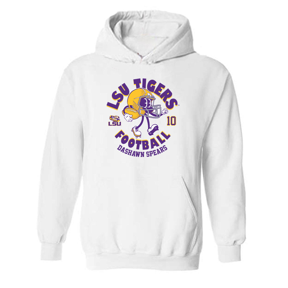 LSU - NCAA Football : Dashawn Spears - Fashion Shersey Hooded Sweatshirt-0