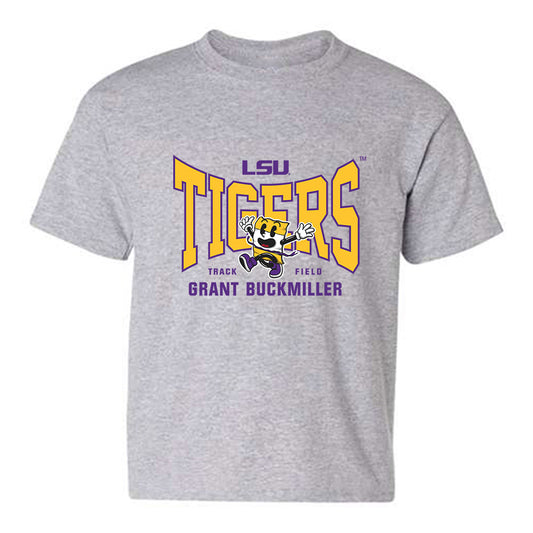 LSU - NCAA Men's Track & Field : Grant Buckmiller - Fashion Shersey Youth T-Shirt-0