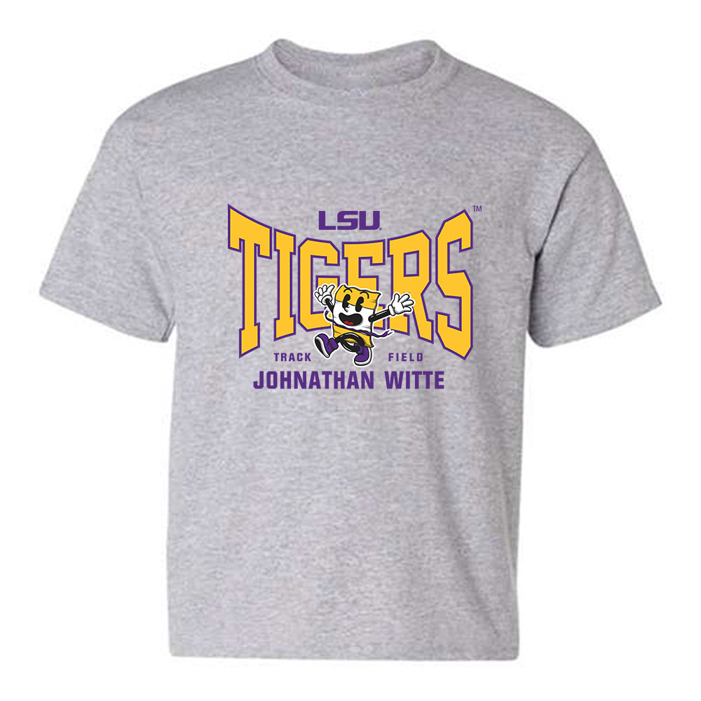 LSU - NCAA Men's Track & Field : Johnathan Witte - Fashion Shersey Youth T-Shirt-0