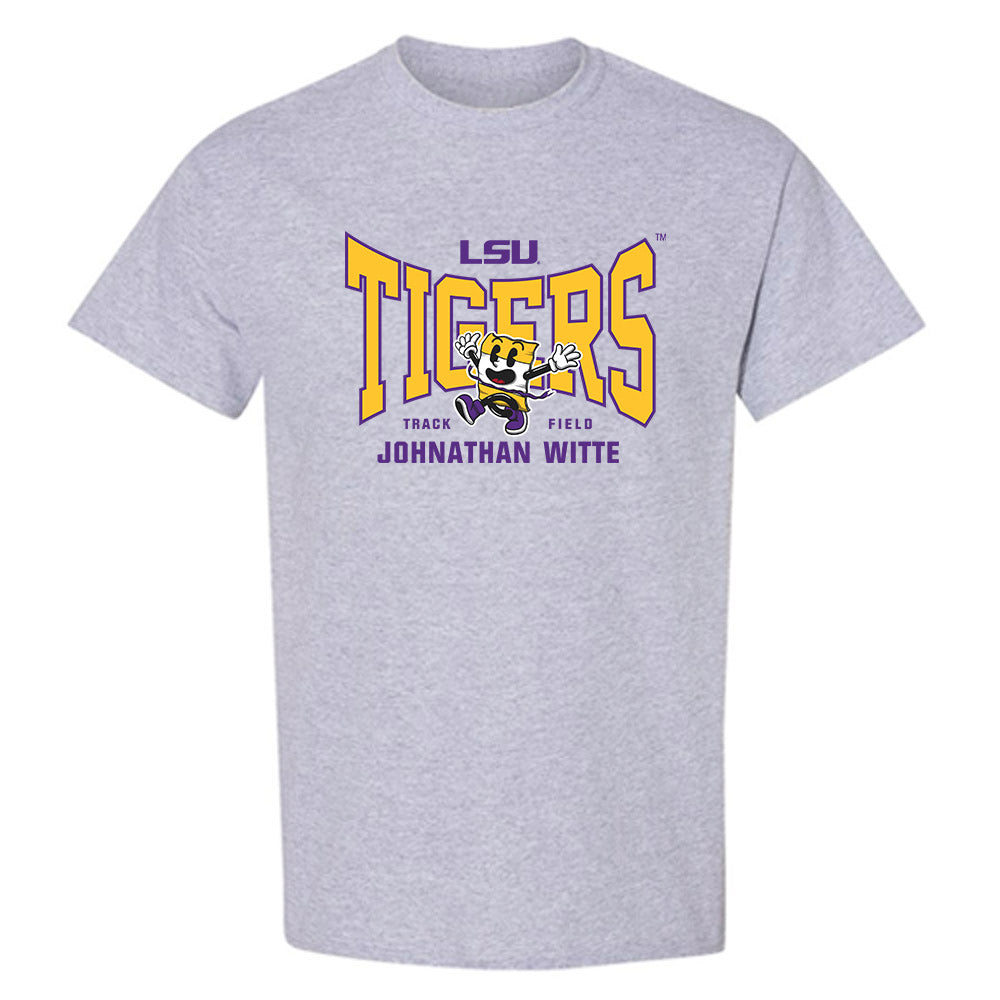 LSU - NCAA Men's Track & Field : Johnathan Witte - Fashion Shersey T-Shirt-0