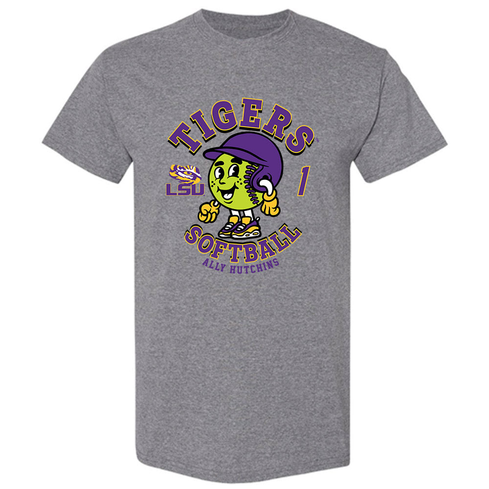 LSU - NCAA Softball : Ally Hutchins - Fashion Shersey T-Shirt-0