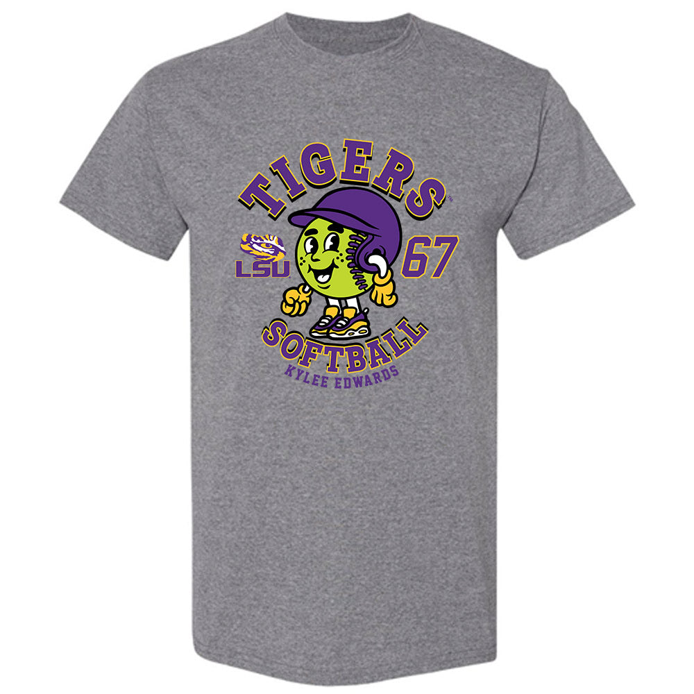 LSU - NCAA Softball : Kylee Edwards - Fashion Shersey T-Shirt-0