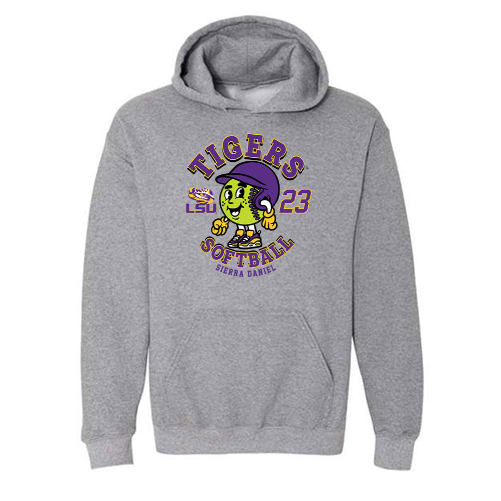LSU - NCAA Softball : Sierra Daniel - Fashion Shersey Hooded Sweatshirt-0