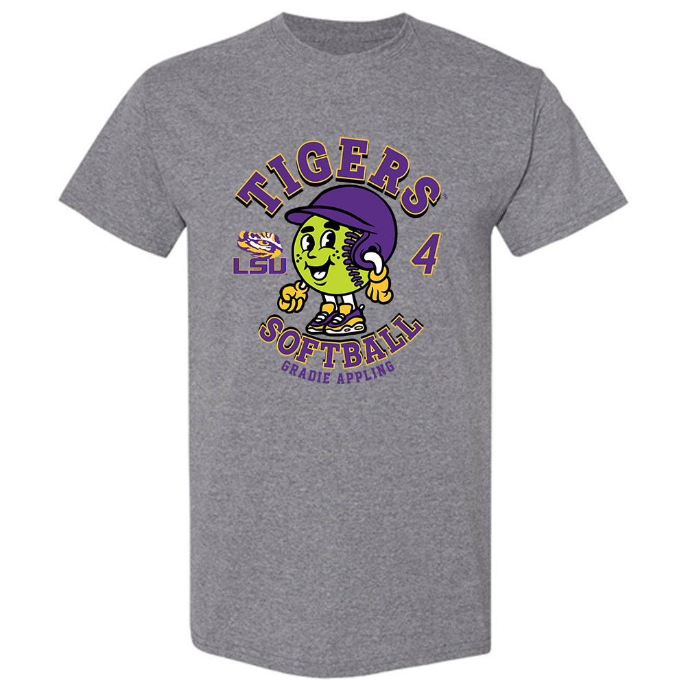 LSU - NCAA Softball : Gradie Appling - Fashion Shersey T-Shirt-0