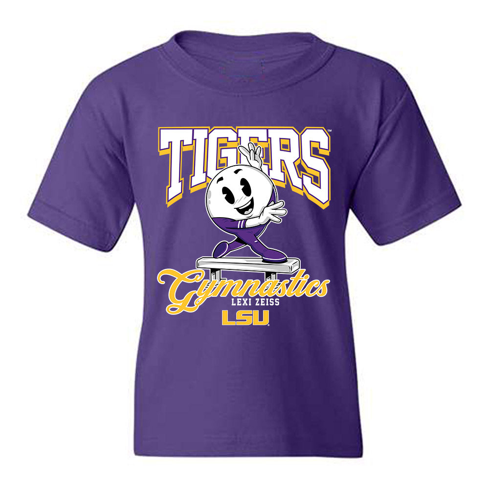 LSU - NCAA Women's Gymnastics : Lexi Zeiss - Fashion Shersey Youth T-Shirt-0