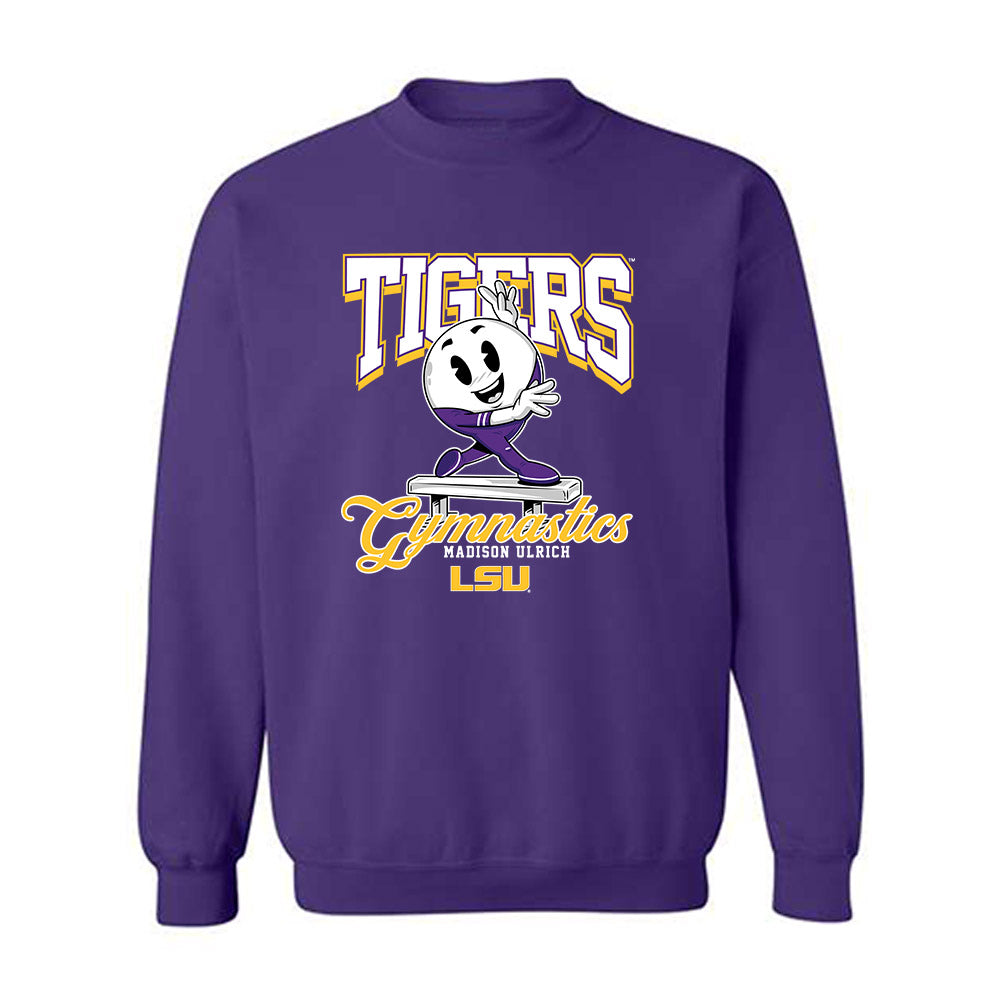 LSU - NCAA Women's Gymnastics : Madison Ulrich - Fashion Shersey Crewneck Sweatshirt-0