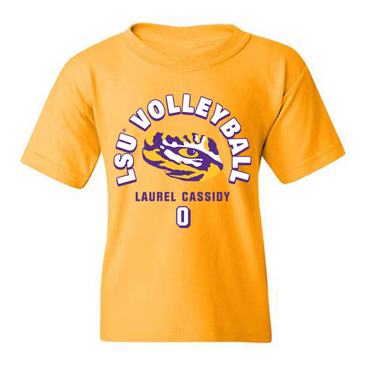 LSU - NCAA Women's Volleyball : Laurel Cassidy - Fashion Shersey Youth T-Shirt-0