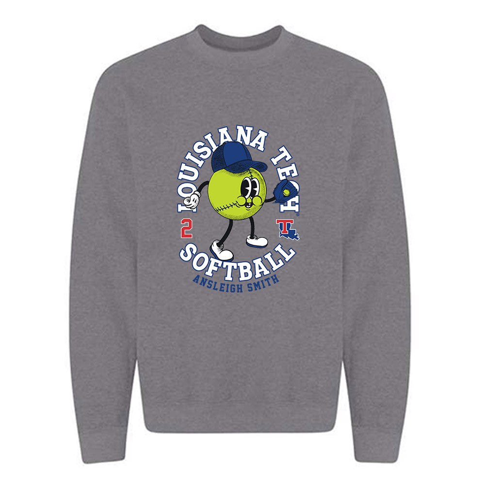 LA Tech - NCAA Softball : Ansleigh Smith - Fashion Shersey Crewneck Sweatshirt-0