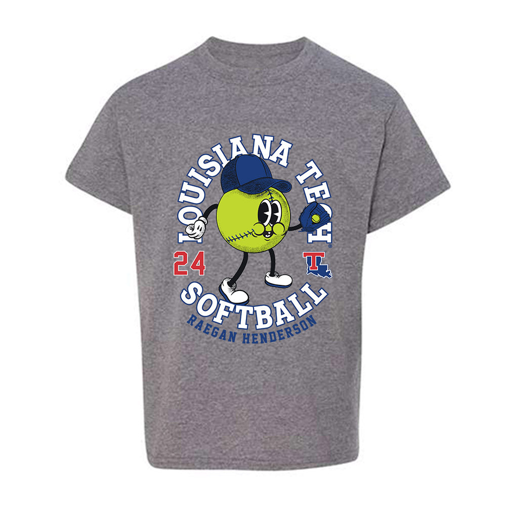 LA Tech - NCAA Softball : Raegan Henderson - Fashion Shersey Youth T-Shirt-0