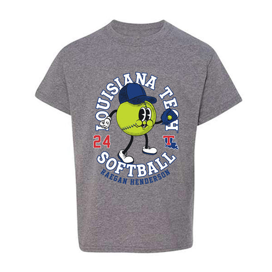 LA Tech - NCAA Softball : Raegan Henderson - Fashion Shersey Youth T-Shirt-0