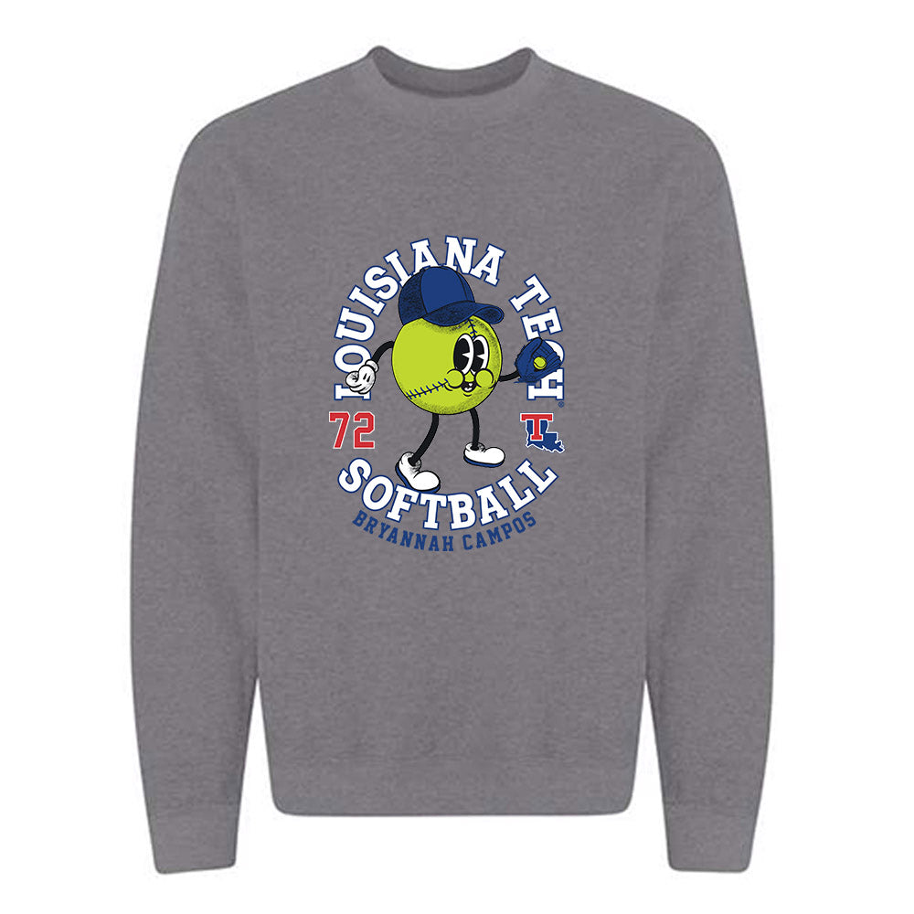 LA Tech - NCAA Softball : Bryannah Campos - Fashion Shersey Crewneck Sweatshirt-0