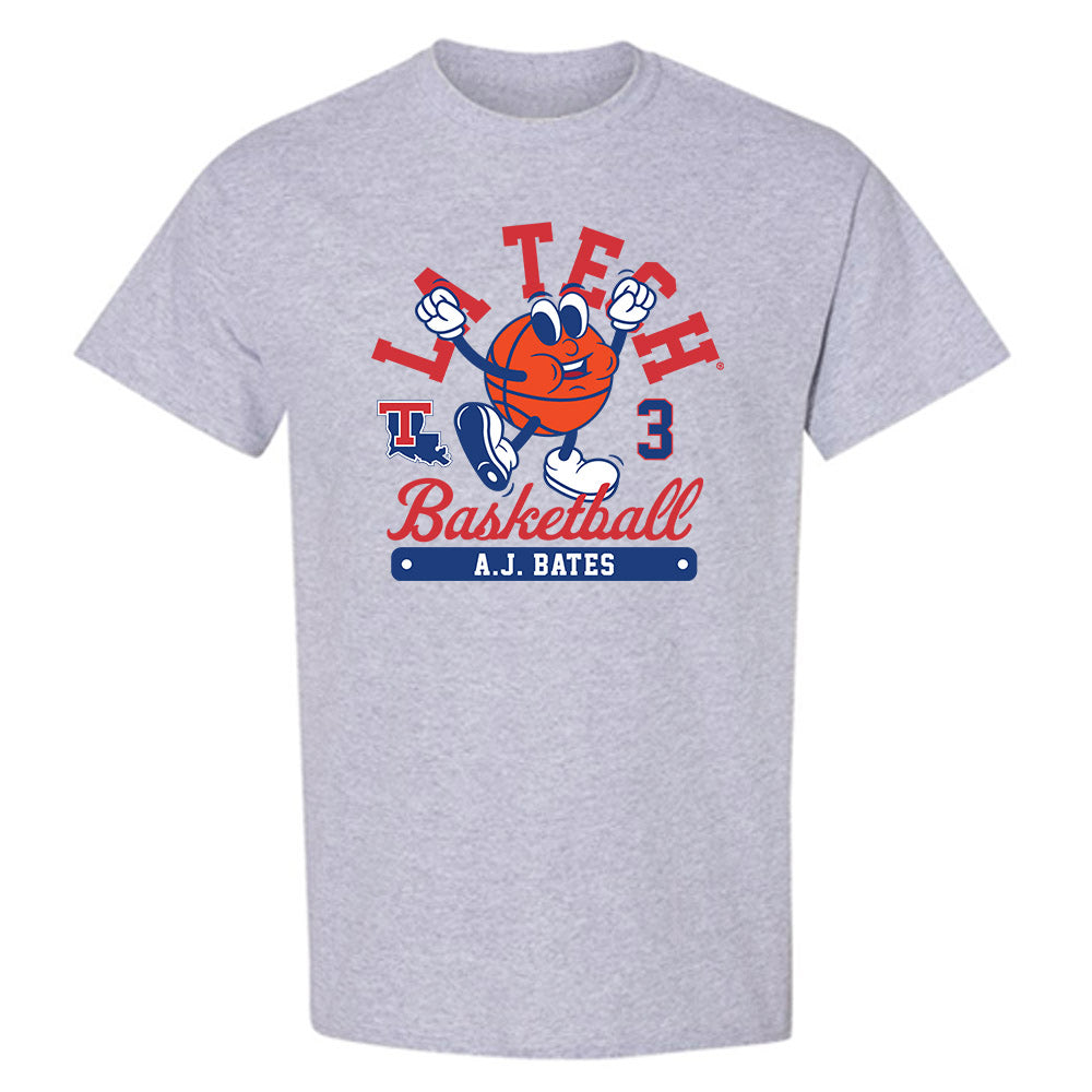 LA Tech - NCAA Men's Basketball : A.J. Bates - Fashion Shersey T-Shirt-0
