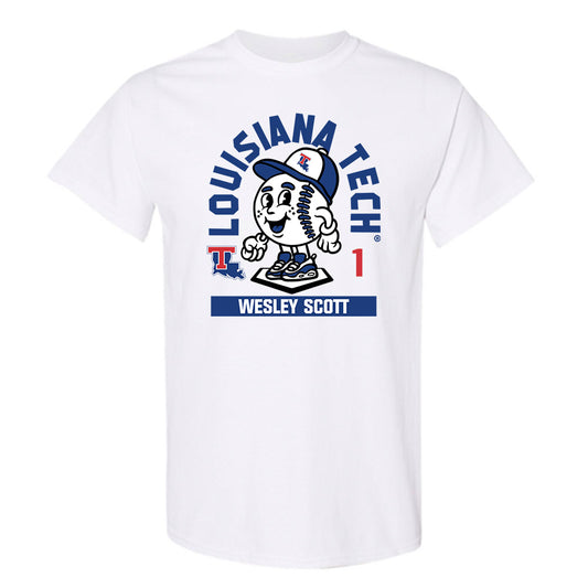 LA Tech - NCAA Baseball : Wesley Scott - Fashion Shersey T-Shirt-0