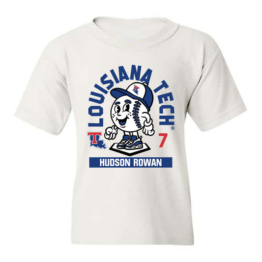 LA Tech - NCAA Baseball : Hudson Rowan - Fashion Shersey Youth T-Shirt-0