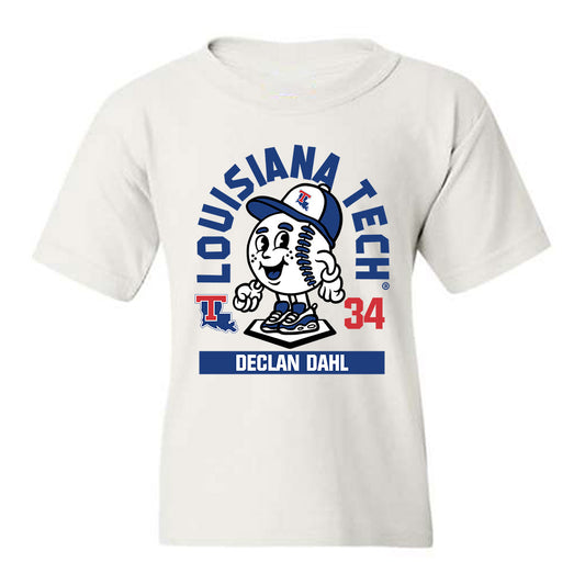 LA Tech - NCAA Baseball : Declan Dahl - Fashion Shersey Youth T-Shirt-0