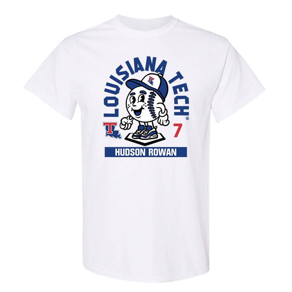 LA Tech - NCAA Baseball : Hudson Rowan - Fashion Shersey T-Shirt-0