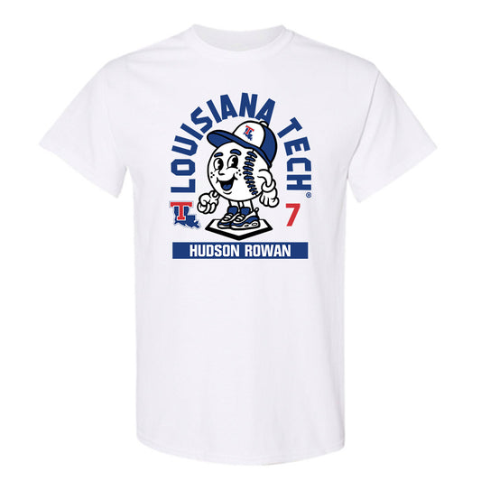 LA Tech - NCAA Baseball : Hudson Rowan - Fashion Shersey T-Shirt-0