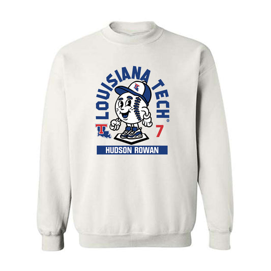 LA Tech - NCAA Baseball : Hudson Rowan - Fashion Shersey Crewneck Sweatshirt-0