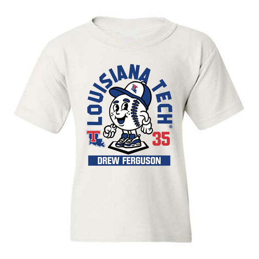 LA Tech - NCAA Baseball : Drew Ferguson - Fashion Shersey Youth T-Shirt-0