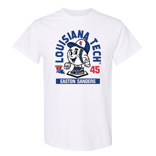 LA Tech - NCAA Baseball : Easton Sanders - Fashion Shersey T-Shirt-0