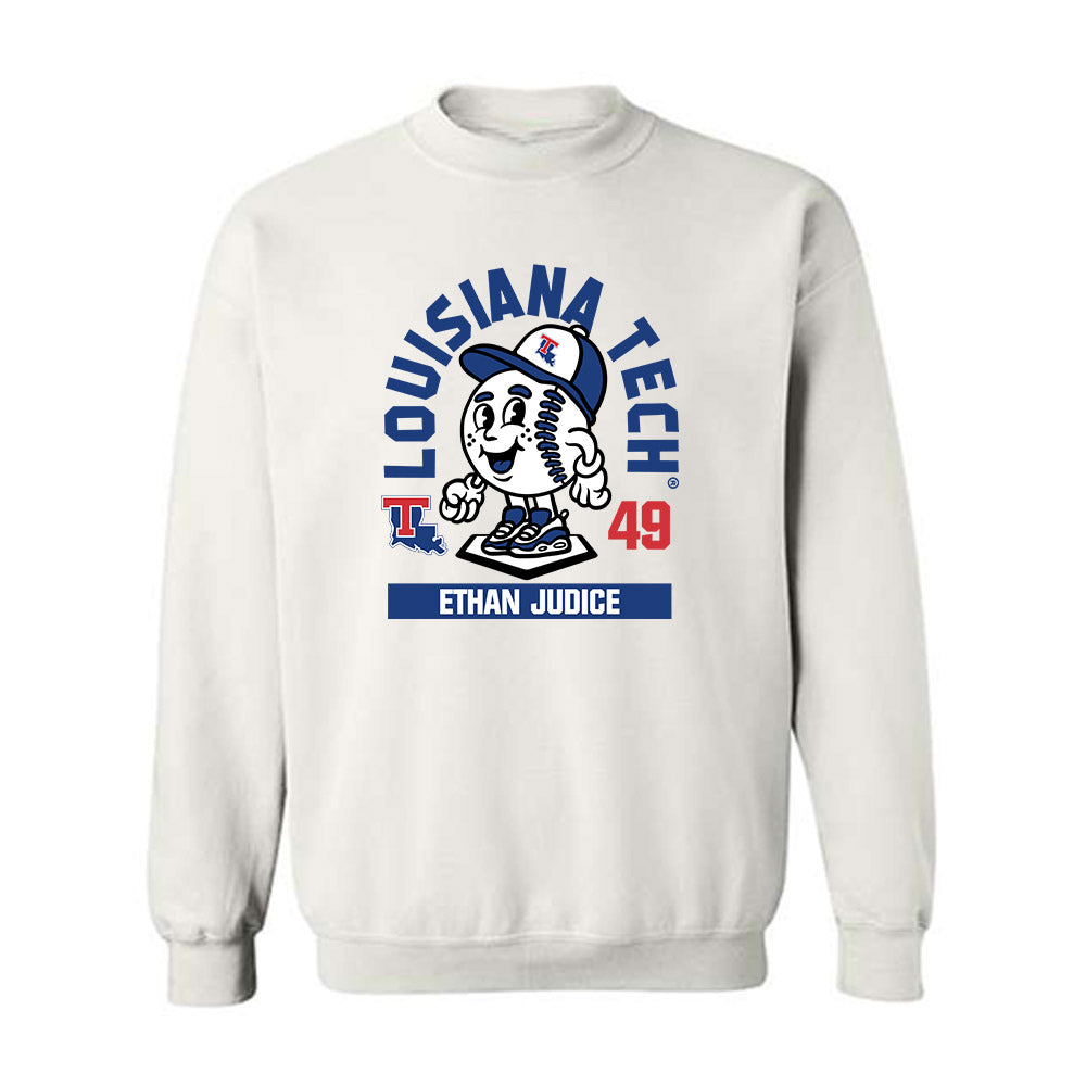 LA Tech - NCAA Baseball : Ethan Judice - Fashion Shersey Crewneck Sweatshirt-0