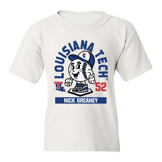 LA Tech - NCAA Baseball : Nick Greaney - Fashion Shersey Youth T-Shirt-0