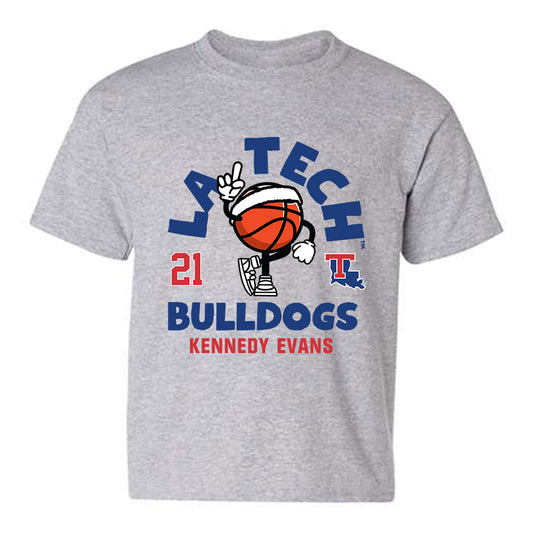 LA Tech - NCAA Women's Basketball : Kennedy Evans - Fashion Shersey Youth T-Shirt-0