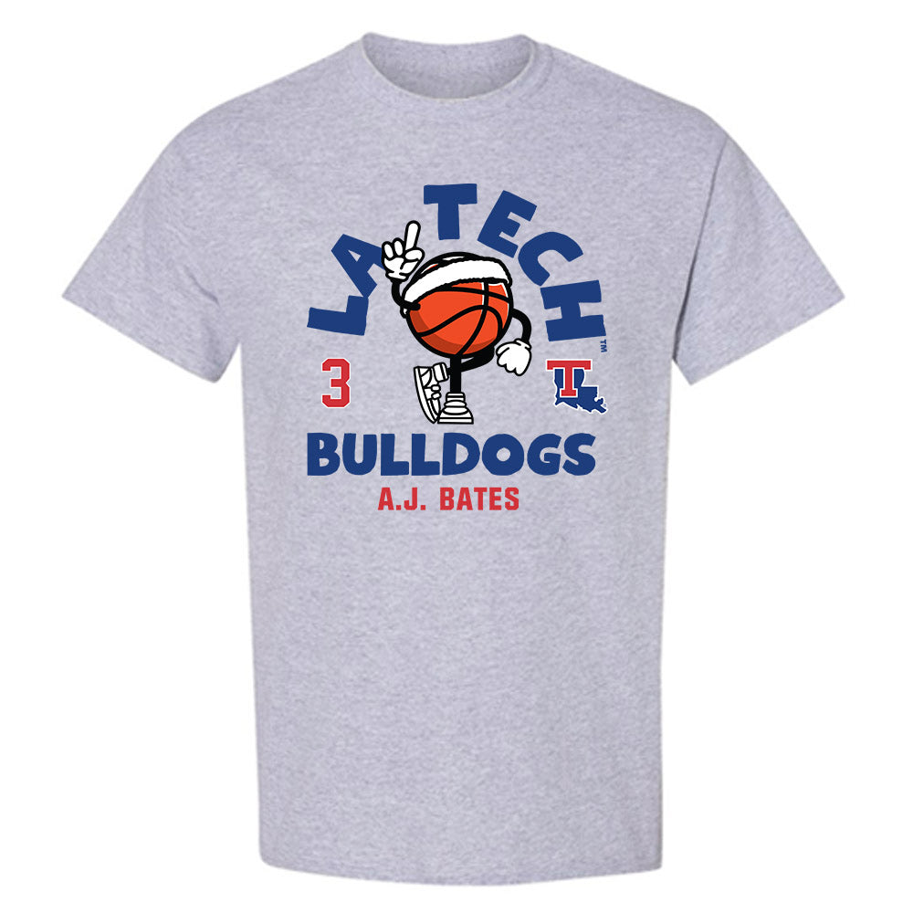 LA Tech - NCAA Men's Basketball : A.J. Bates - Fashion Shersey T-Shirt-0