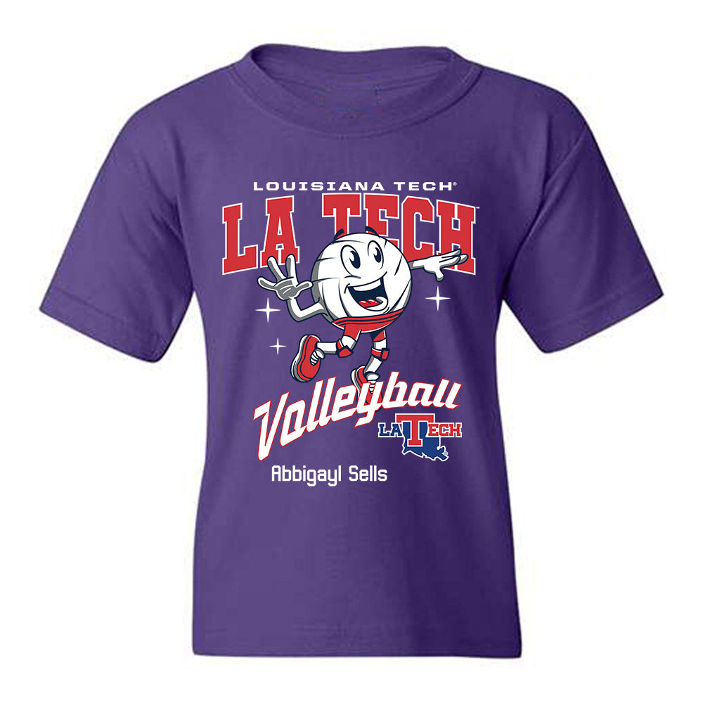 LA Tech - NCAA Women's Volleyball : Abbigayl Sells - Fashion Shersey Youth T-Shirt-0