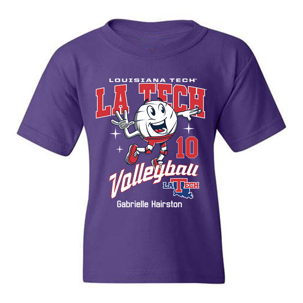 LA Tech - NCAA Women's Volleyball : Gabrielle Hairston - Fashion Shersey Youth T-Shirt